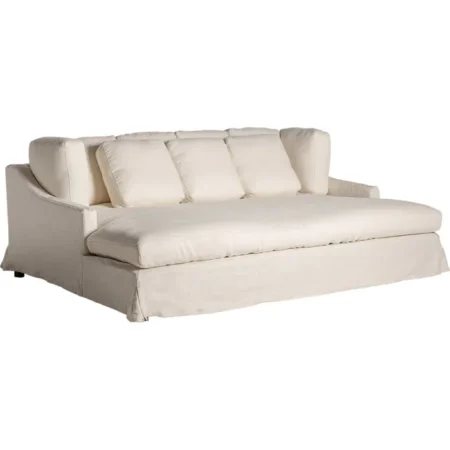 Kemence Elegantes Zeitgenössisches Weißes Sofa