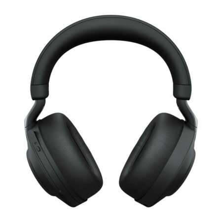 Jabra evolve2 85 MS Stereo-Headset-circum-aural-Bluetooth-kabellos, verkabelt-aktiver geräuschunterdrücker - 3,5-mm-Klinke - Schalldämmung-schwarz-Zertifiziert für Microsoft Teams