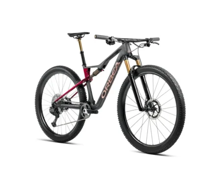 Orbea Oiz M-Team Factory 2026 Diamant Carbon Ansicht Matt/Kirschrot Glanz
