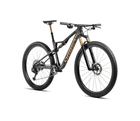 Orbea Oiz M-Team Factory 2026 Bronze Carbon Ansicht/Titangold Matt-Glänzend