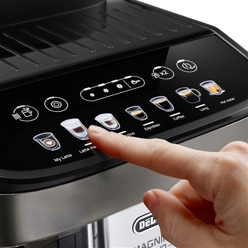 Automatische Kaffeemaschine De'Longhi FEB2981.TB Magnifica Evo LatteCrema Titan / Schwarz – Image 3