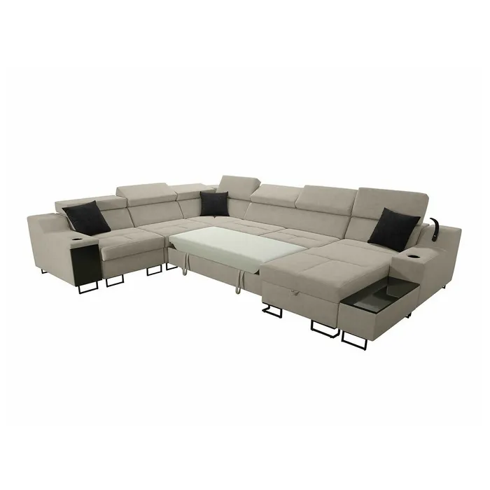 Ecksofa Sarasota 160, blau, Schlaffunktion, 361x287x81cm, 127, 284 – Image 4