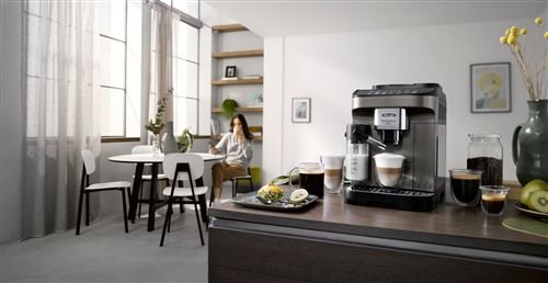 Automatische Kaffeemaschine De'Longhi FEB2981.TB Magnifica Evo LatteCrema Titan / Schwarz – Image 5