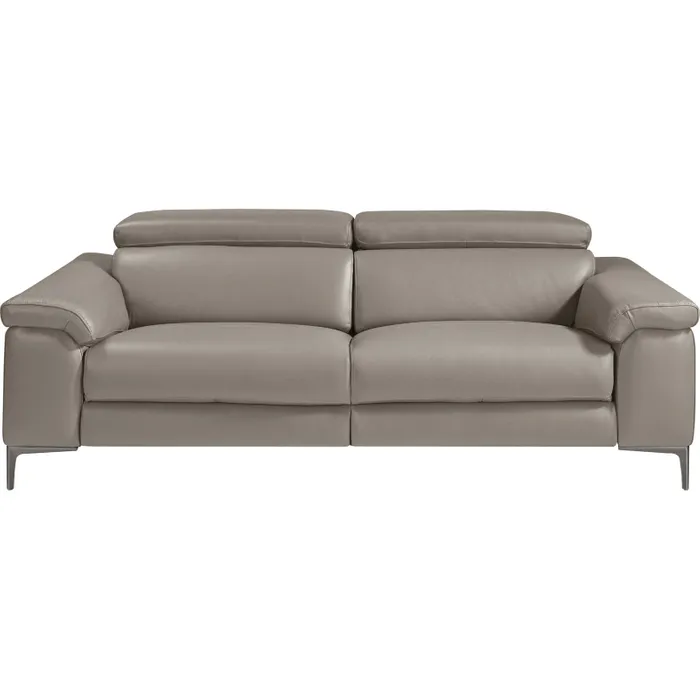Designer Relax Sofa Aus Grauem Leder Angel Cerda – Image 6