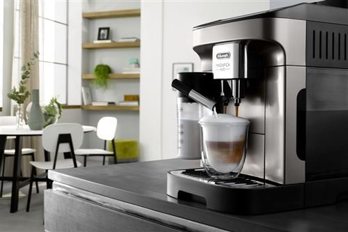 Automatische Kaffeemaschine De'Longhi FEB2981.TB Magnifica Evo LatteCrema Titan / Schwarz – Image 8